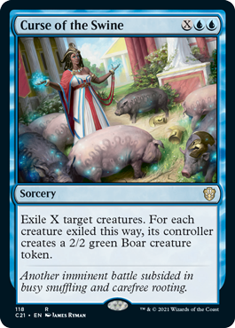 Curse of the Swine - Commander 2021 Spoiler