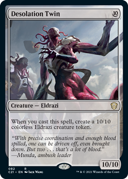 Desolation Twin - Commander 2021 Spoiler