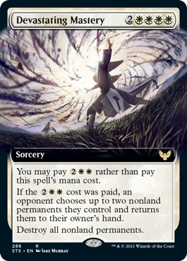 Devastating Mastery (Variant) - Strixhaven Spoiler