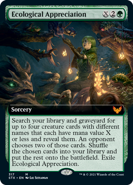 Ecological Appreciation (Variant) - Strixhaven Spoiler