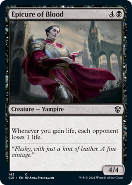 Epicure of Blood - Commander 2021 Spoiler