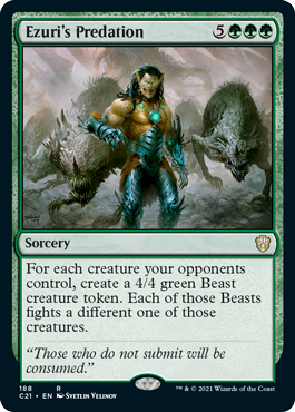 Ezuri's Predation - Commander 2021 Spoiler