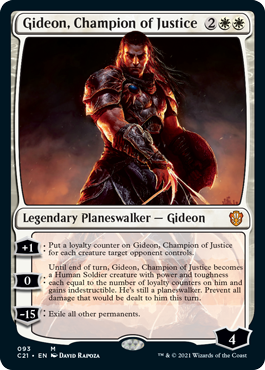 Gideon, Champion of Justice - Commander 2021 Spoiler