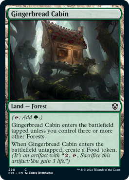 Gingerbread Cabin - Commander 2021 Spoiler