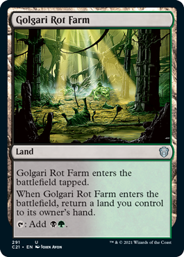 Golgari Rot Farm - Commander 2021 Spoiler