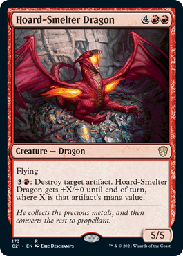 Hoard-Smelter Dragon - Commander 2021 Spoiler