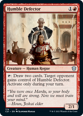 Humble Defector - Commander 2021 Spoiler