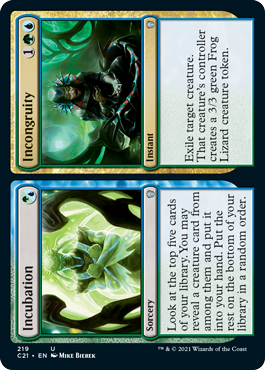 Incubation - Incongruity - Commander 2021 Spoiler