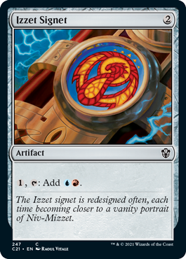 Izzet Signet - Commander 2021 Spoiler