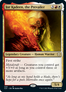 Jor Kadeen, the Prevailer - Commander 2021 Spoiler