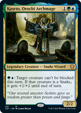 Kaseto, Orochi Archmage - Commander 2021 Spoiler