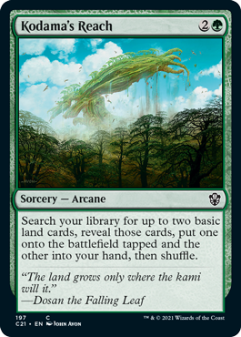 Kodama’s Reach - Commander 2021 Spoiler