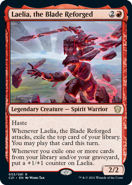 Laelia, the Blade Reforged - Commander 2021 Spoiler
