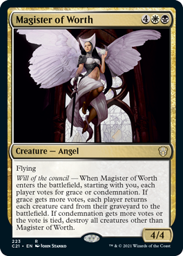 Magister of Worth - Commander 2021 Spoiler