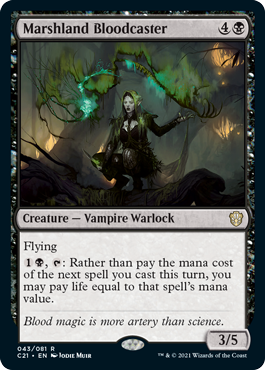 Marshland Bloodcaster - Commander 2021 Spoiler