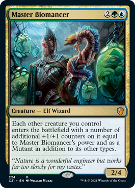 Master Biomancer - Commander 2021 Spoiler