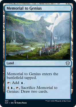 Memorial to Genius - Commander 2021 Spoiler