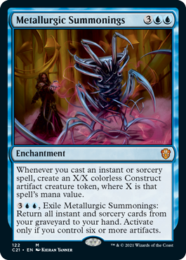 Metallurgic Summonings - Commander 2021 Spoiler