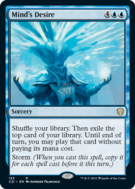 Mind's Desire - Commander 2021 Spoiler