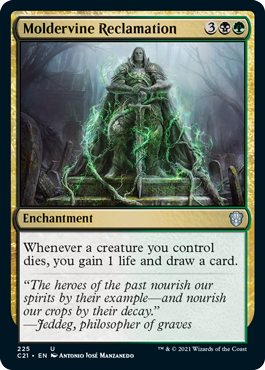 Moldervine Reclamation - Commander 2021 Spoiler