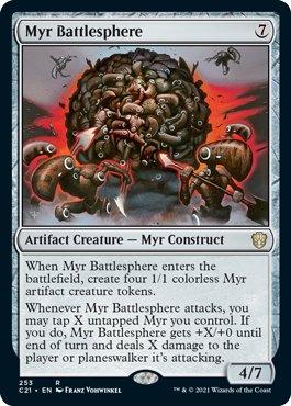 Myr Battlesphere - Commander 2021 Spoiler