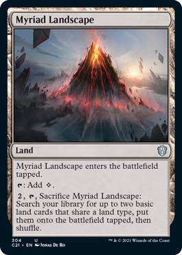 Myriad Landscape - Commander 2021 Spoiler