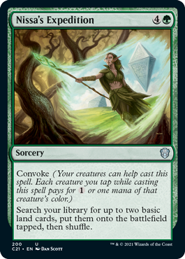 Nissa’s Expedition - Commander 2021 Spoiler