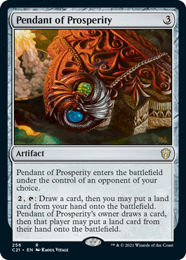 Pendant of Prosperity - Commander 2021 Spoiler