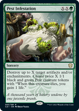 Pest Infestation - Commander 2021 Spoiler