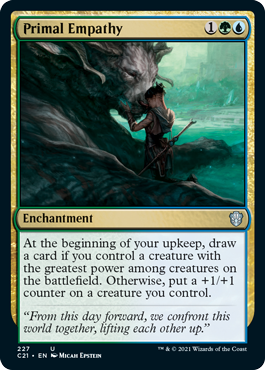 Primal Empathy - Commander 2021 Spoiler