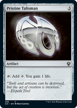 Pristine Talisman - Commander 2021 Spoiler