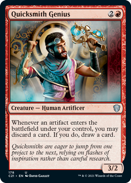 Quicksmith Genius - Commander 2021 Spoiler