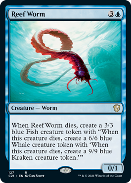 Reef Worm - Commander 2021 Spoiler
