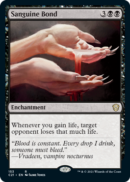 Sanguine Bond - Commander 2021 Spoiler