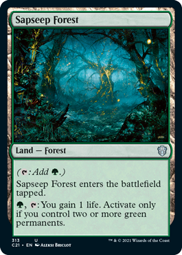 Sapseep Forest - Commander 2021 Spoiler