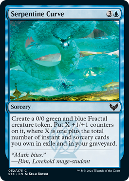 Serpentine Curve - Strixhaven Spoiler