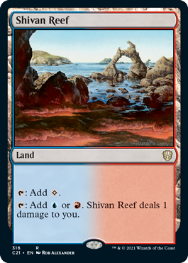 Shivan Reef - Commander 2021 Spoiler