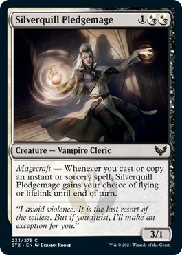 Silverquill Pledgemage - Strixhaven Spoiler