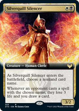 Silverquill Silencer (Variant) - Strixhaven Spoiler