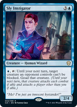 Sly Instigator - Commander 2021 Spoiler