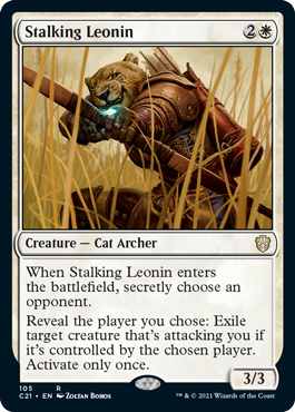 Stalking Leonin - Commander 2021 Spoiler