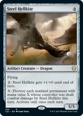 Steel Hellkite - Commander 2021 Spoiler