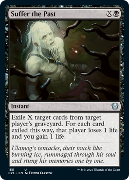 Suffer the Past - Commander 2021 Spoiler