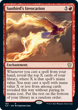 Sunbird's Invocation - Commander 2021 Spoiler