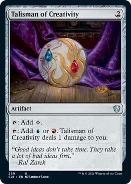 Talisman of Creativity - Commander 2021 Spoiler