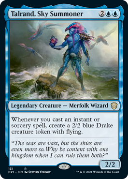 Talrand, Sky Summoner - Commander 2021 Spoiler