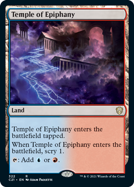 Temple of Epiphany - Commander 2021 Spoiler