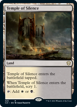 Temple of Silence - Commander 2021 Spoiler