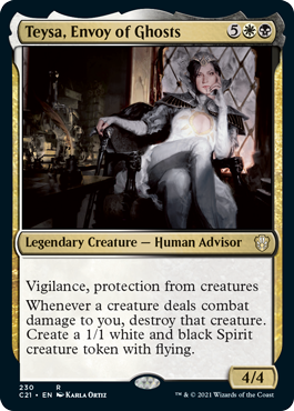 Teysa, Envoy of Ghosts - Commander 2021 Spoiler