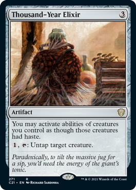 Thousand-Year Elixir - Commander 2021 Spoiler